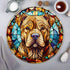 Shar Pei Glass Suncatcher Worktop Saver